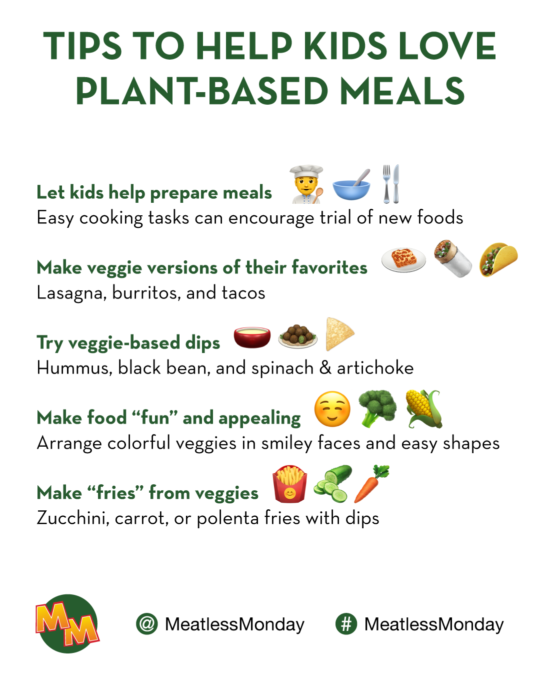 Tips to help kids love plant-based meals